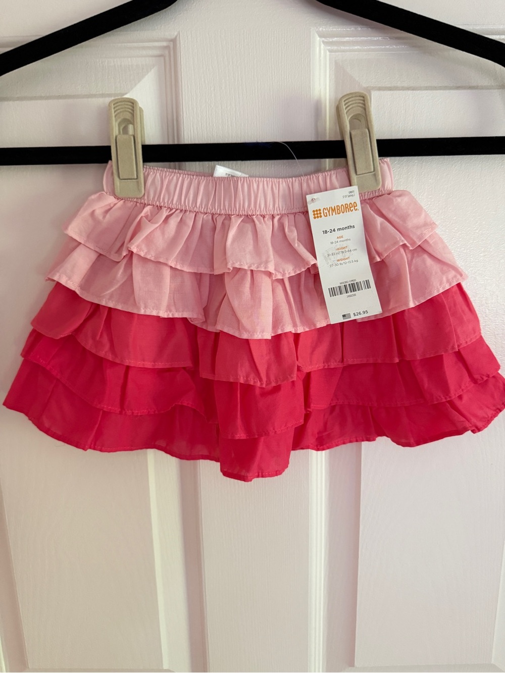 NWT Gymboree tiered ombré ruffle skirt, Size 18-24months